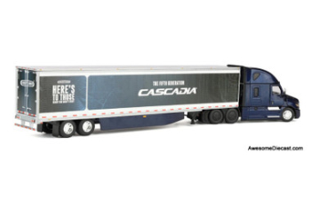 Freightliner Cascadia Fifth Generation Semi Truck w/Raised Roof Sleeper, Freightliner Midnight