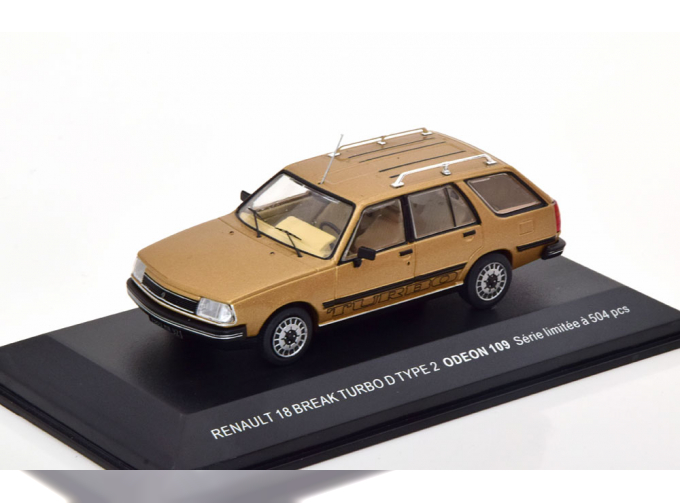 RENAULT 18 Turbo D, gold