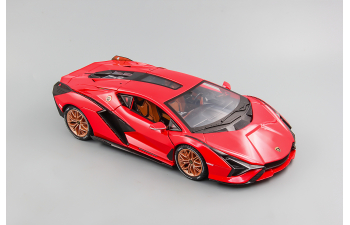 LAMBORGHINI Sian, red