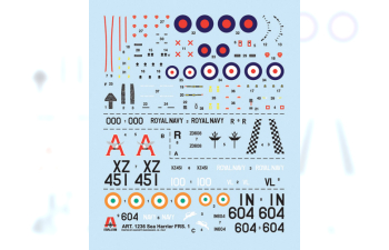 Сборная модель Самолет FRS.1 SEA HARRIER