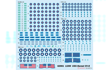 Сборная модель USS Hornet CV-8