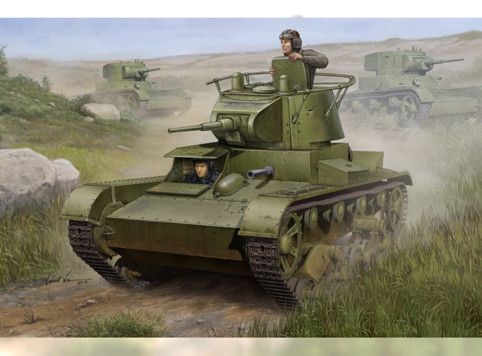 Сборная модель Танк Soviet T-26 Light Infantry Tank Mod. 1938