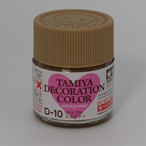 Краска акриловая DECORATION D-10 Milk Tea (молочный чай), 10 мл