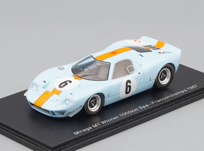 MIRAGE M1 Winner 1000km Spa-Francorchamps (1967), blue / orange