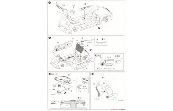 Сборная модель MF GHOST No.1 Kanata Katagiri ZN6 TOYOTA 86