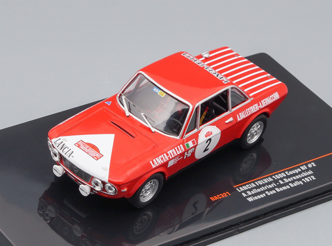 LANCIA Fulvia 1600 Coupe HF #2 "Marlboro" Ballestrieri/Bernacchini Winner Rally San Remo 1972