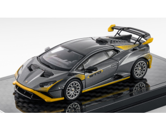 LAMBORGHINI Huracan STO LP610-4 (2023), grey metallic/yellow