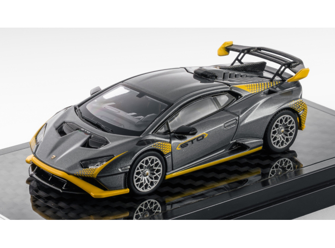 LAMBORGHINI Huracan STO LP610-4 (2023), grey metallic/yellow