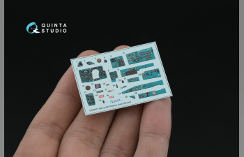 3D Декаль интерьера кабины МиГ-21МФ (Московского завода) (Eduard) (с 3D-печатными деталями)