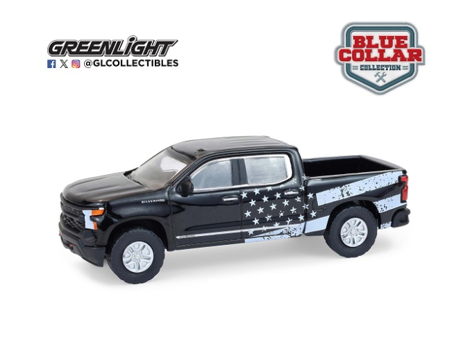 CHEVROLET Silverado пикап 2023 Black/ White Stars & Stripes