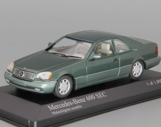 MERCEDES-BENZ 600 SEC C140 (1992), green metallic