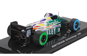 BENETTON F1  Bmw B186 Benetton №20 Season (1986) Gerhard Berger - Blister Box, Green White