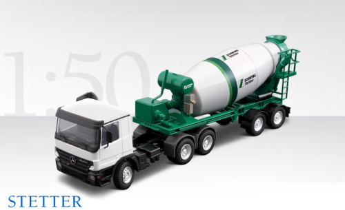 MERCEDES-BENZ Actros 3-achs Stetter Betonmischerauflieger 2-achs mit , 1:50