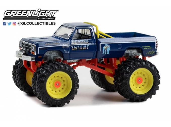 DODGE Ram D-250 Monster Truck "Deadly Intent" Bigfoot 1986