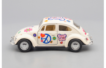 VOLKSWAGEN Classical Beetle Peace and Love (1967), beige