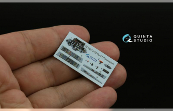 3D Декаль интерьера кабины Su-27 (Trumpeter) (с 3D-печатными деталями)