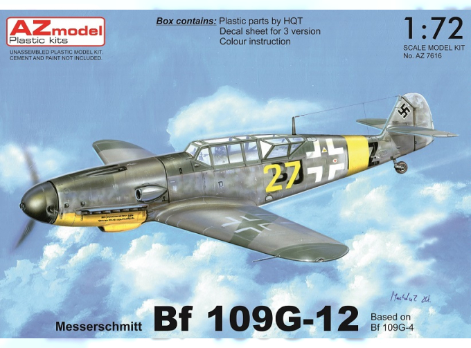 Сборная модель Messerschmitt Bf 109G-12