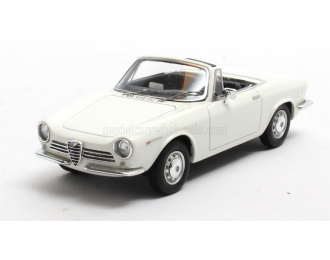 ALFA ROMEO Giulia Gt Cabriolet Spider Prototipo JUST MARRIED с двумя фигурками (1963), белый