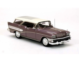 BUICK Century Caballero 1958, rose met/ white roof