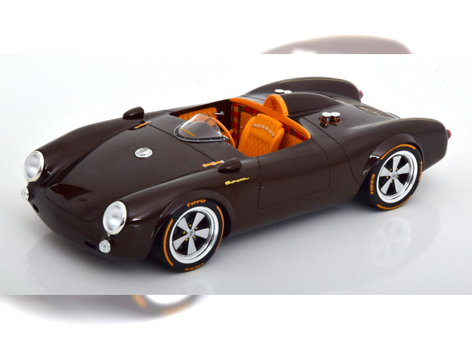 PORSCHE 550 Spider Slang500 Jonsibal (2019), dark brown-metallic