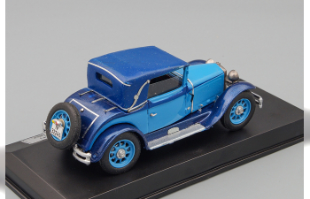 MERCEDES-BENZ 10/50 typ Stuttgart 260 (W11) Cabriolet A (1929), blue