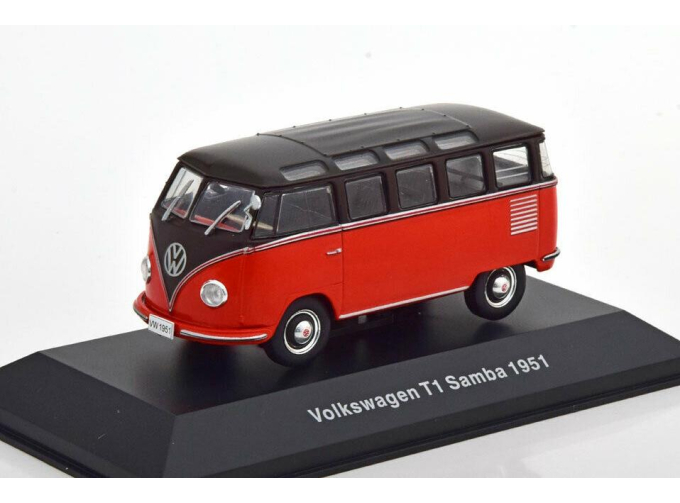 VOLKSWAGEN T1 Samba, red / black