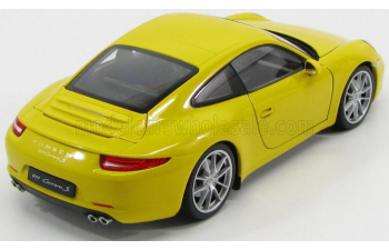 PORSCHE 911 991 Carrera S Coupe (2013), yellow