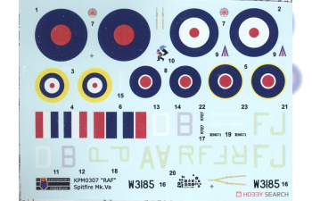 Сборная модель Supermarine Spitfire Mk.Va