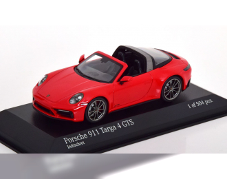 PORSCHE 911 (992) Targa 4 GTS (2021), red