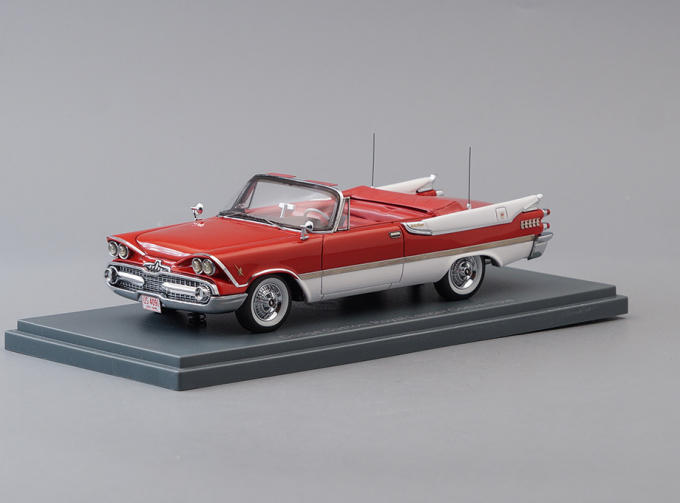 DODGE Convertible (1959), red / white