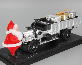 FIAT 18BL Autocarro Truck 1993 Promotional Natale Christmas (1914), silver