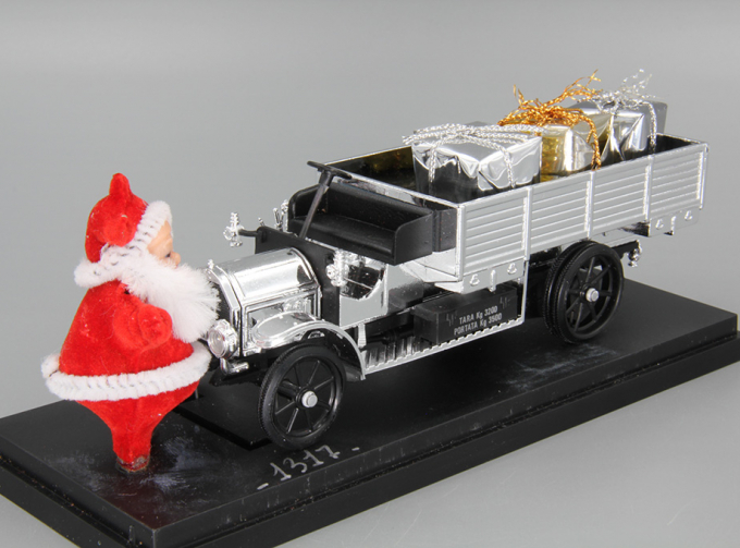 FIAT 18BL Autocarro Truck 1993 Promotional Natale Christmas (1914), silver