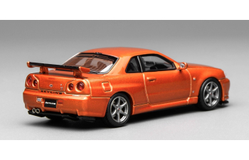 NISSAN Skyline GT-R (R34) V-SPEC II Coupe (1999), orange