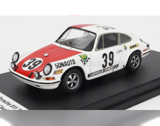 PORSCHE 911t Coupe Bp №39 Winner 24h Spa (1969) G.Chasseuil - C.Ballot-lena, White Red