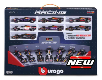 Набор из 7 моделей Red Bull RB9 #1 20131x RB11 #3 20151x RB12 #3 20161x RB16B #33 20212x RB19 #11 20211x RB20 #1 (2024)