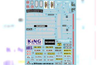 Сборная модель SCANIA 143M TOPLINE 4x2