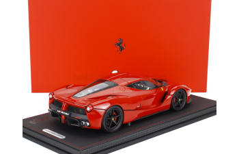 FERRARI Laferrari (2013) - Black Rims - Con Vetrina - With Showcase, Rosso Corsa Red
