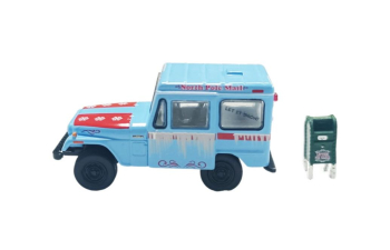 JEEP DJ-5 U.S Mail Truck with Mailbox Accessory *Christmas 2025 Limited Edition* (1974), blue