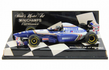 WILLIAMS FW 17 RENAULT D. Hill, blue / white