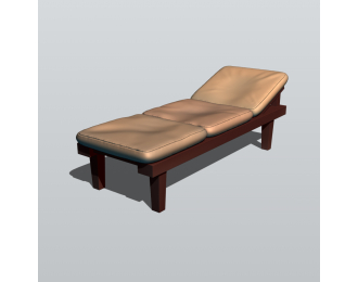 Фигура Шезлонг (масштаб 1:24), окрашенная