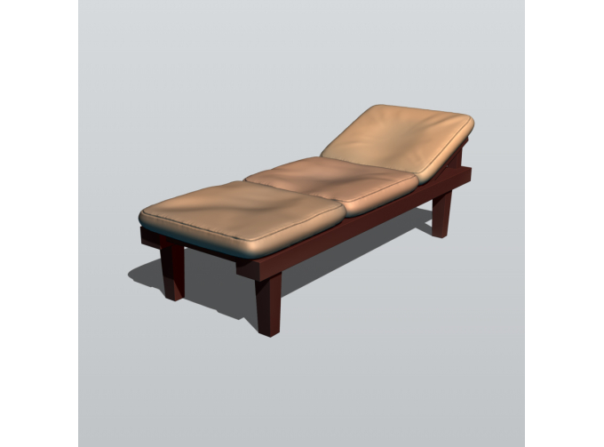 Фигура Шезлонг (масштаб 1:24), окрашенная