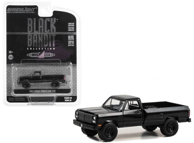 DODGE Power Ram 250 4x4 Lifted 1993 Black