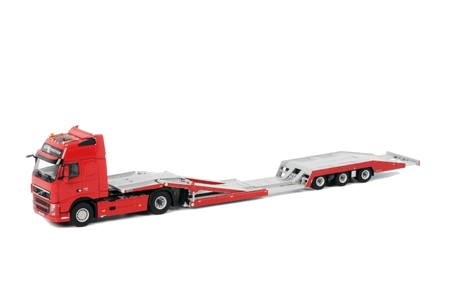 VOLVO FH3 Globetrotter XL Trucktransporter (3 axle), Premium Line 1:50, красный