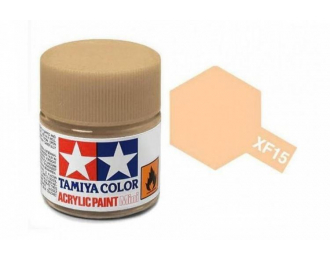 Краска акриловая телесный матовый XF-15 Flat Flesh, 10мл.