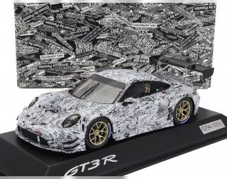 PORSCHE 911 992 Gt3 R Coupe Test Car Erlkoning (2022), White Black