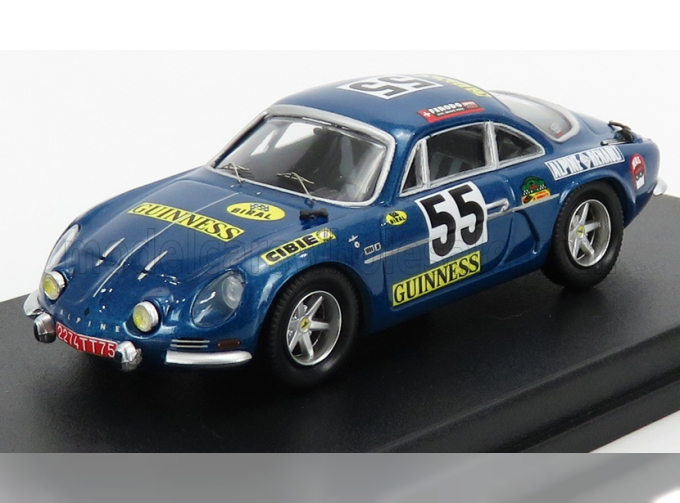 RENAULT Alpine A110 №55 Winner Class 1000km Spa (1970) J.m.jacquemin - B.palayer, Blue Met