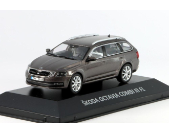 SKODA Octavia Combi III FL (2018), brown 