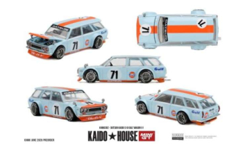 DATSUN 510 *Gulf* Wagon V1 (1969), blue / orange