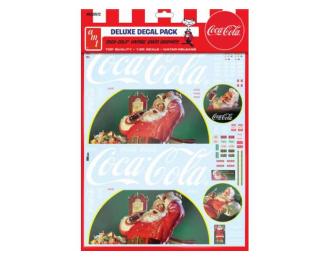 Набор декалей Vintage Coca-Cola Santa Clause Big Rig Graphics, decal set