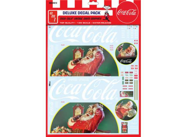 Набор декалей Vintage Coca-Cola Santa Clause Big Rig Graphics, decal set